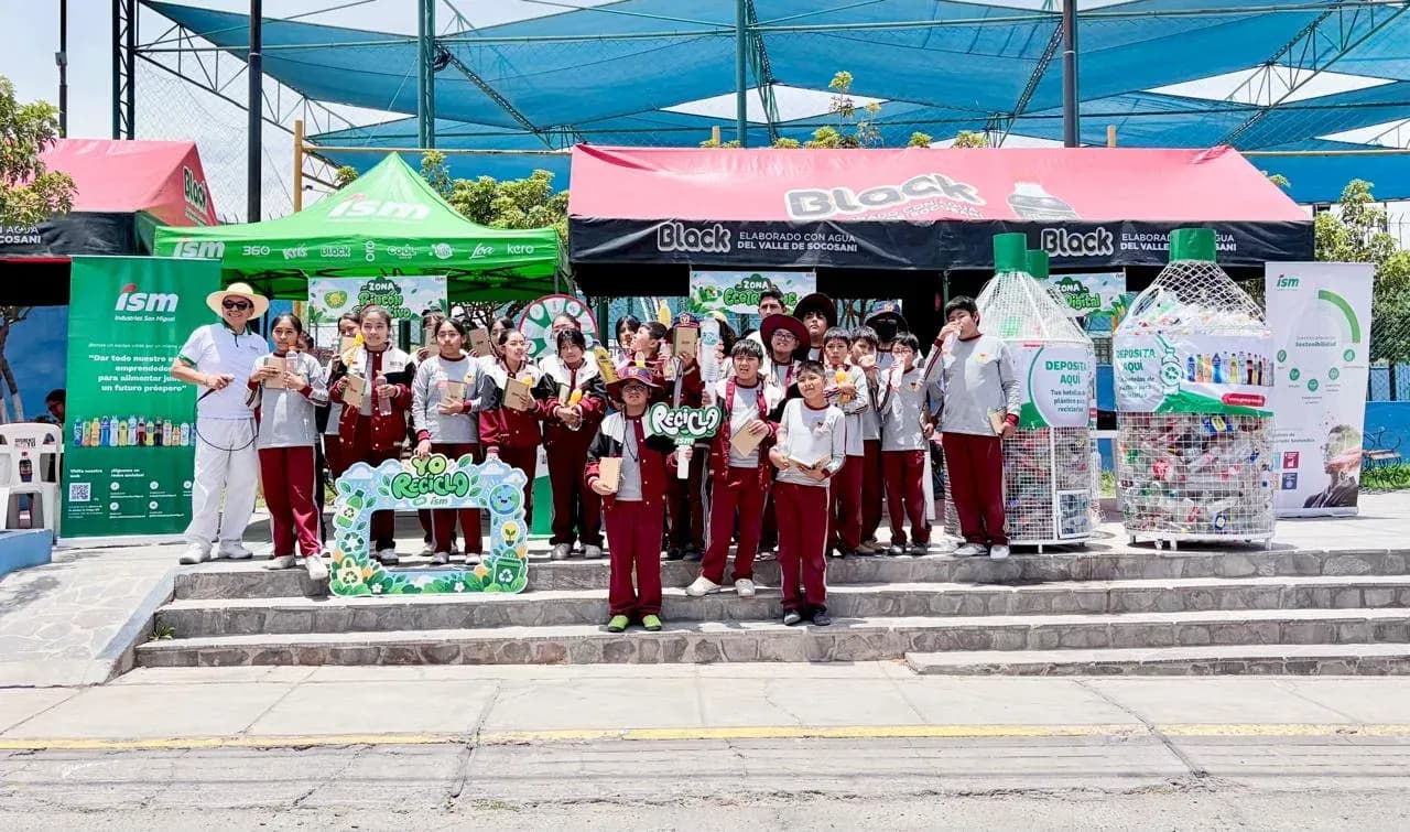 “Recicla con ISM” recolectó más de 600 kilos de botellas PET en Arequipa y Huaura