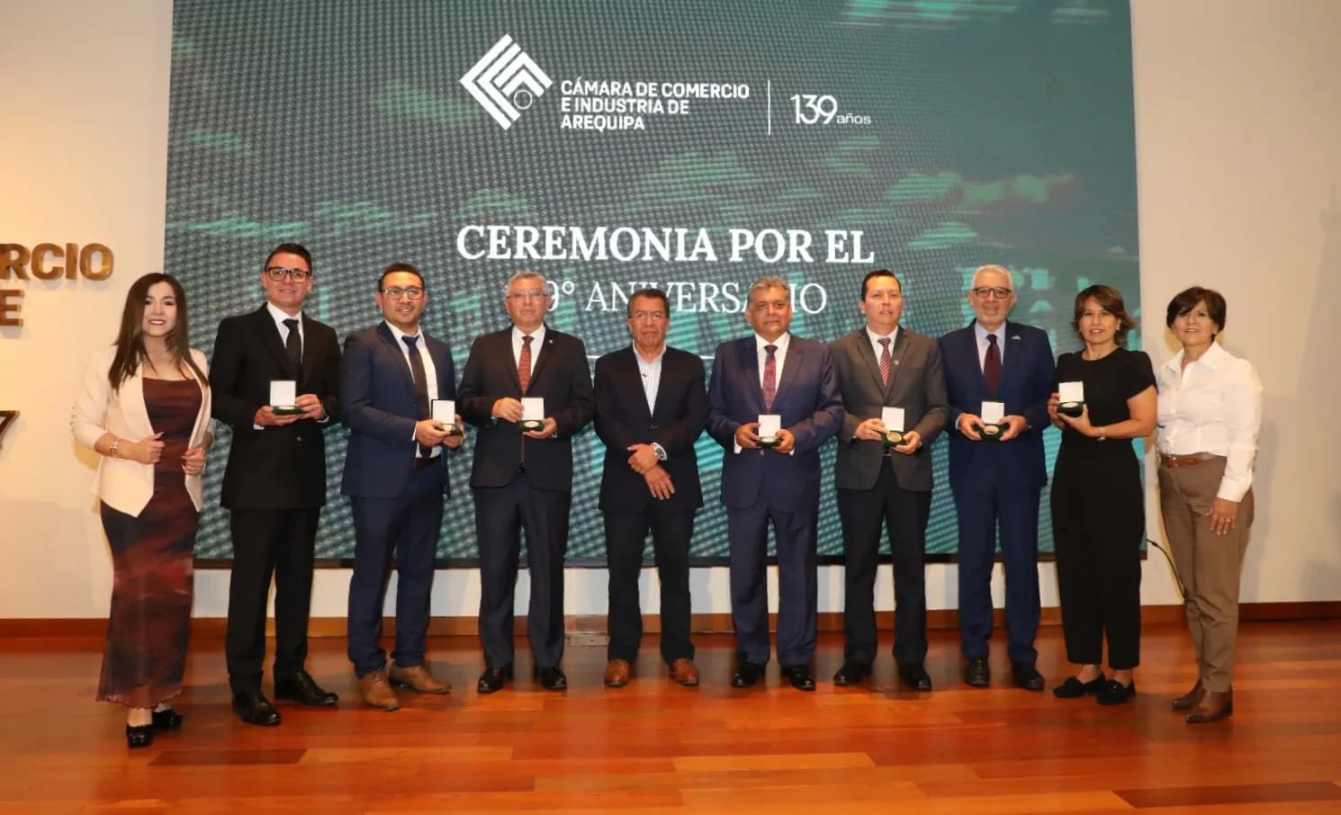 CCIA reconoce trayectoria de empresarios e instituciones en el marco de su 139.° aniversario