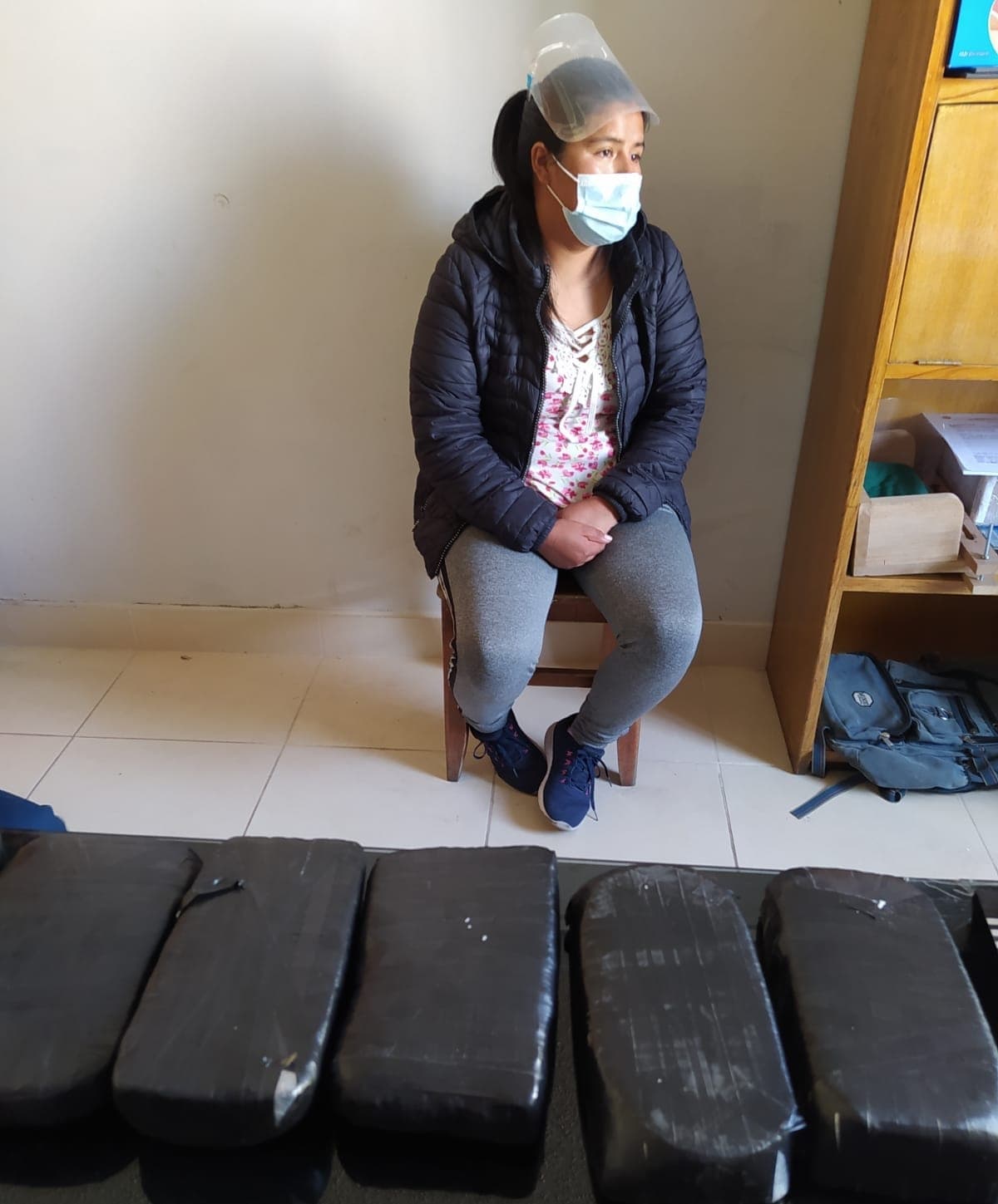 Agricultora fue detenida con seis kilos de droga
