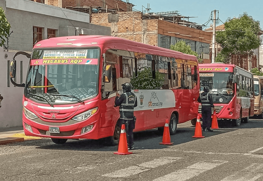 Incidencias en los operativos de transporte público