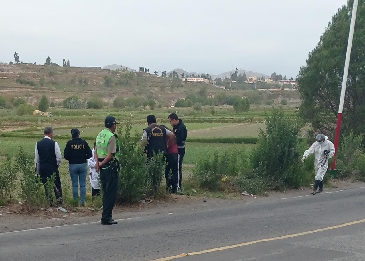 Reconocen el cadáver de mujer encontrado en Uchumayo