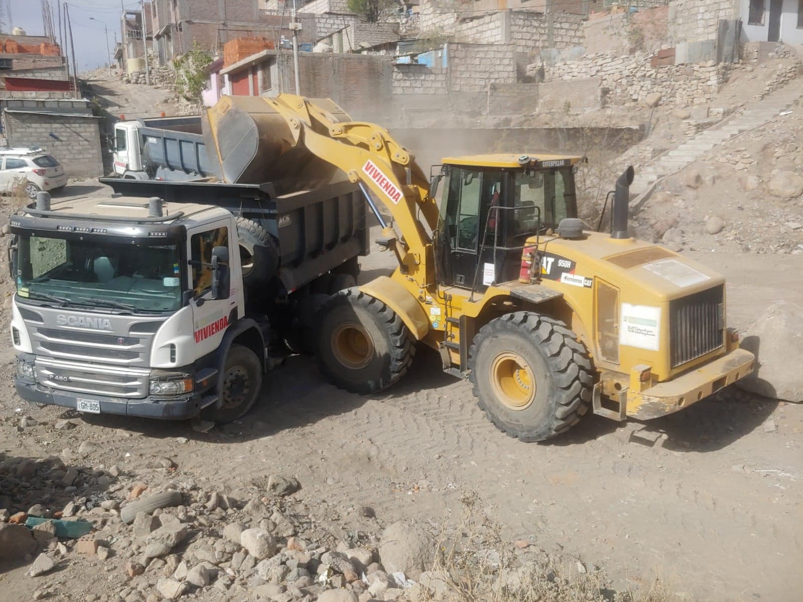 Retiran más de 6 mil m3 de escombros en torrentera de Cayma