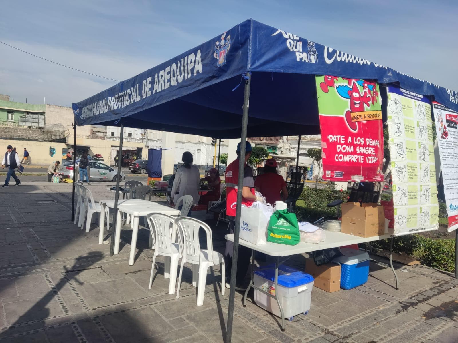 Plaza España será punto fijo de vacunación todos los miércoles hasta diciembre