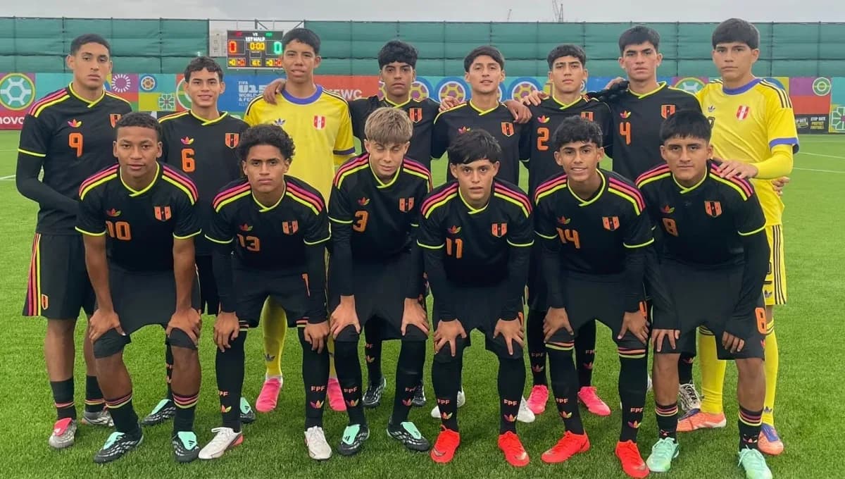 Perú avanza invicto a 16avos de final del Mundial Sub-15
