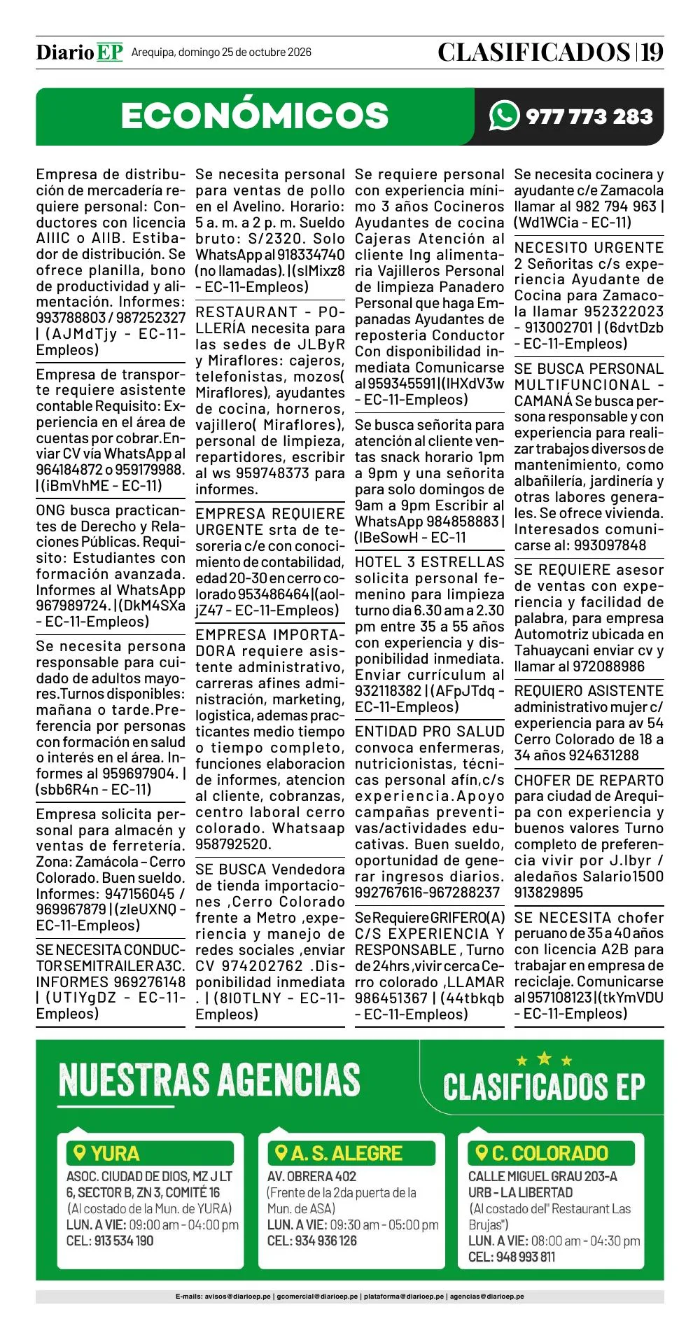Clasificados — página 19