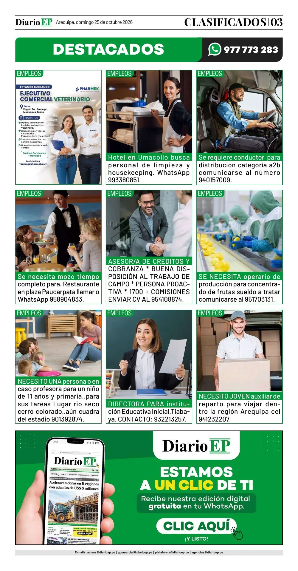 Clasificados — página 3