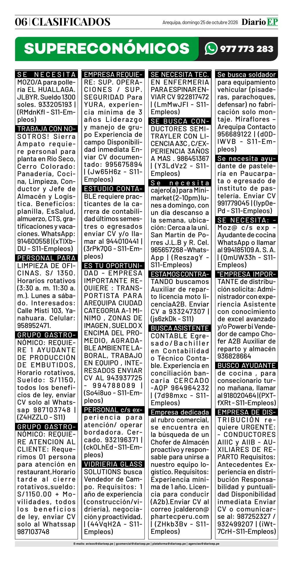 Clasificados — página 6