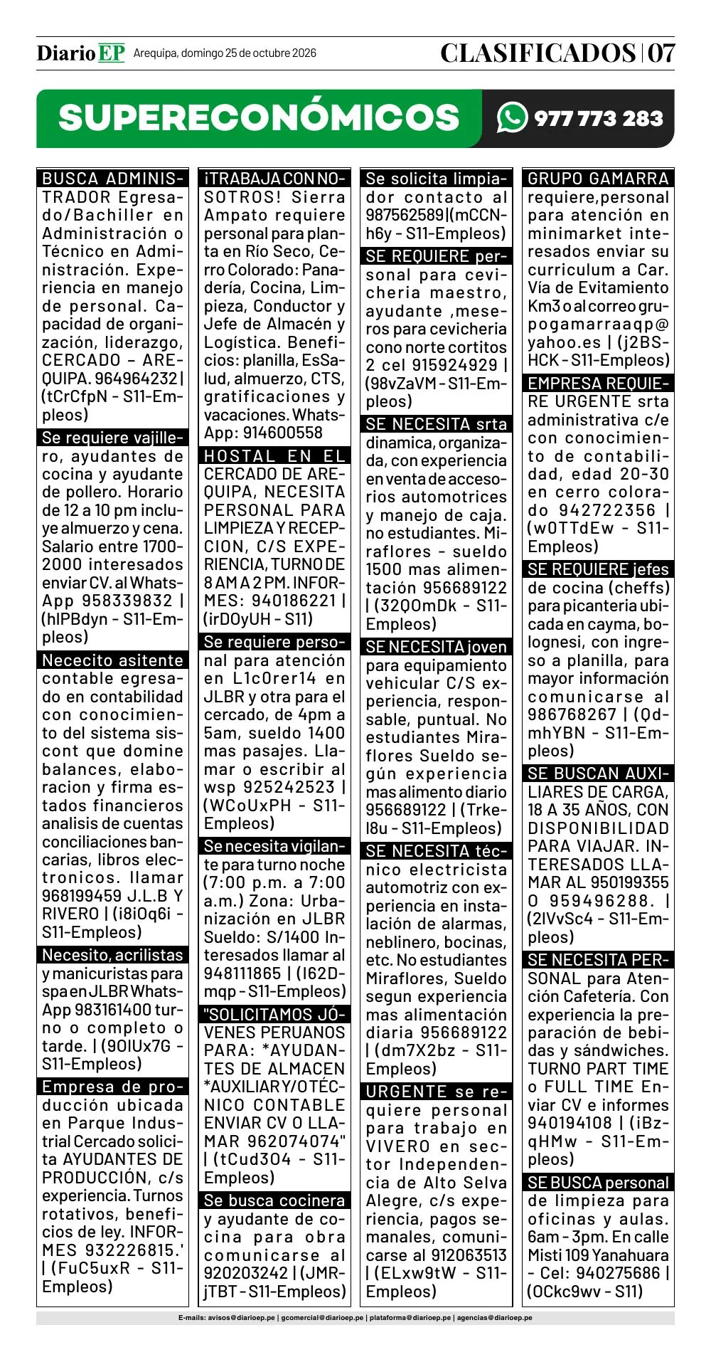 Clasificados — página 7