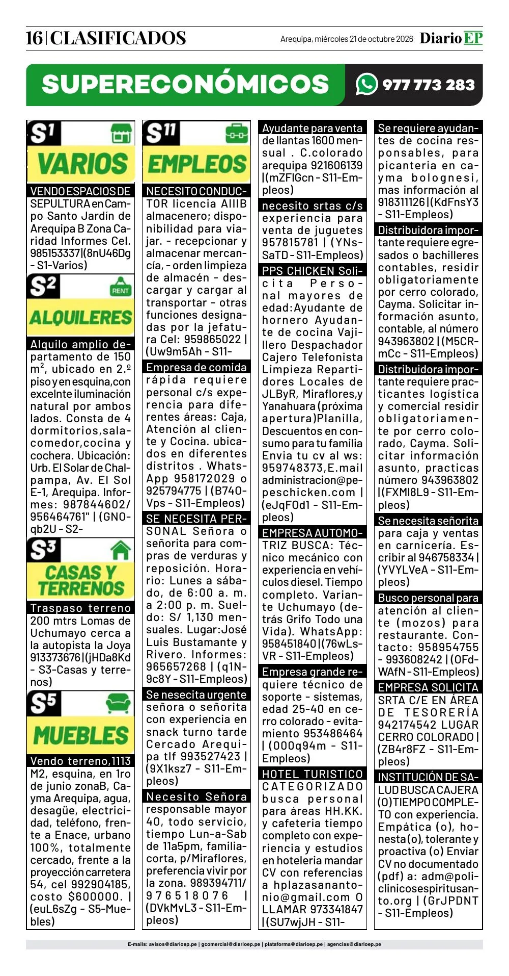 Edición impresa — página 16
