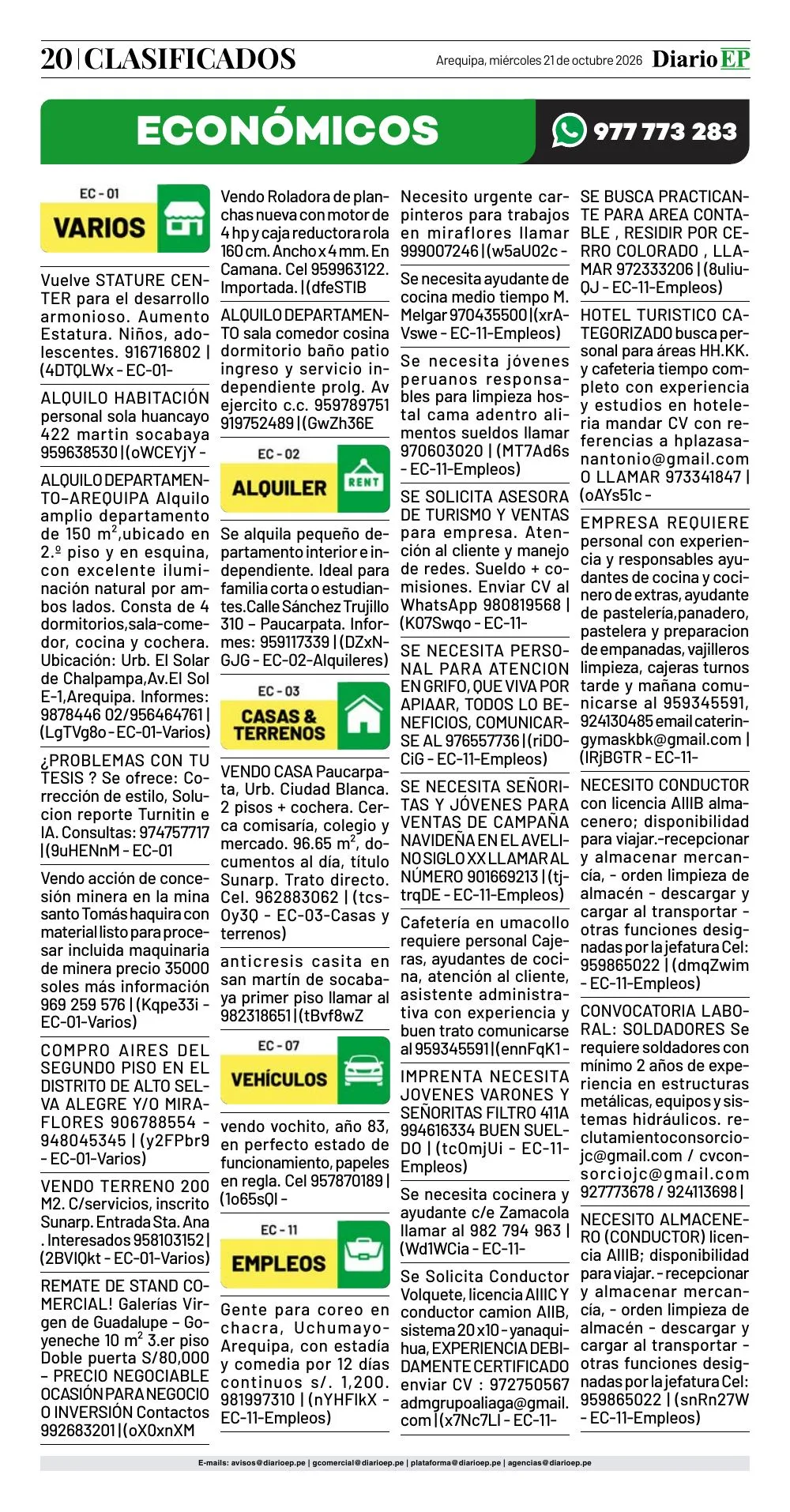 Edición impresa — página 20