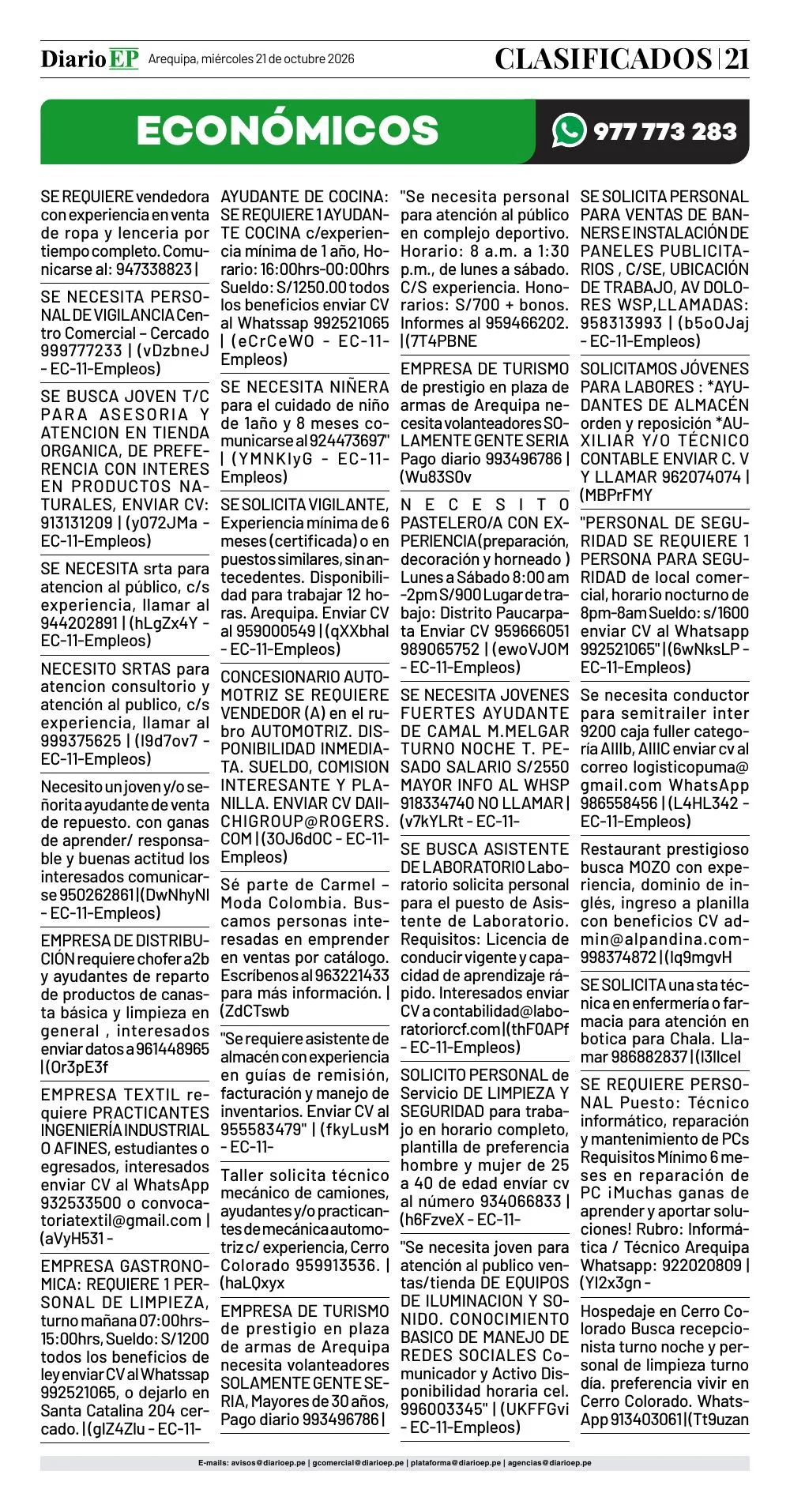 Edición impresa — página 21