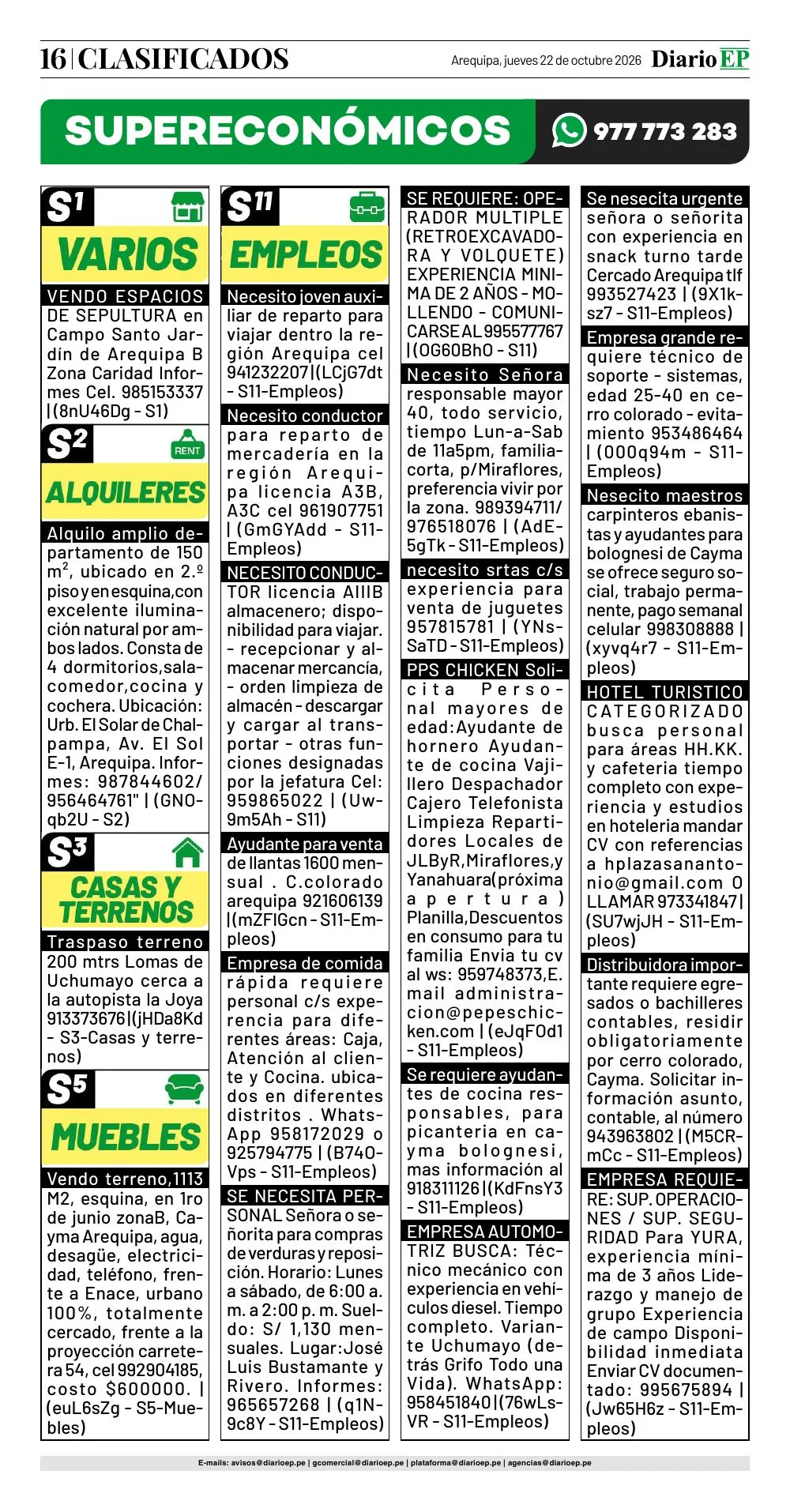 Edición impresa — página 16