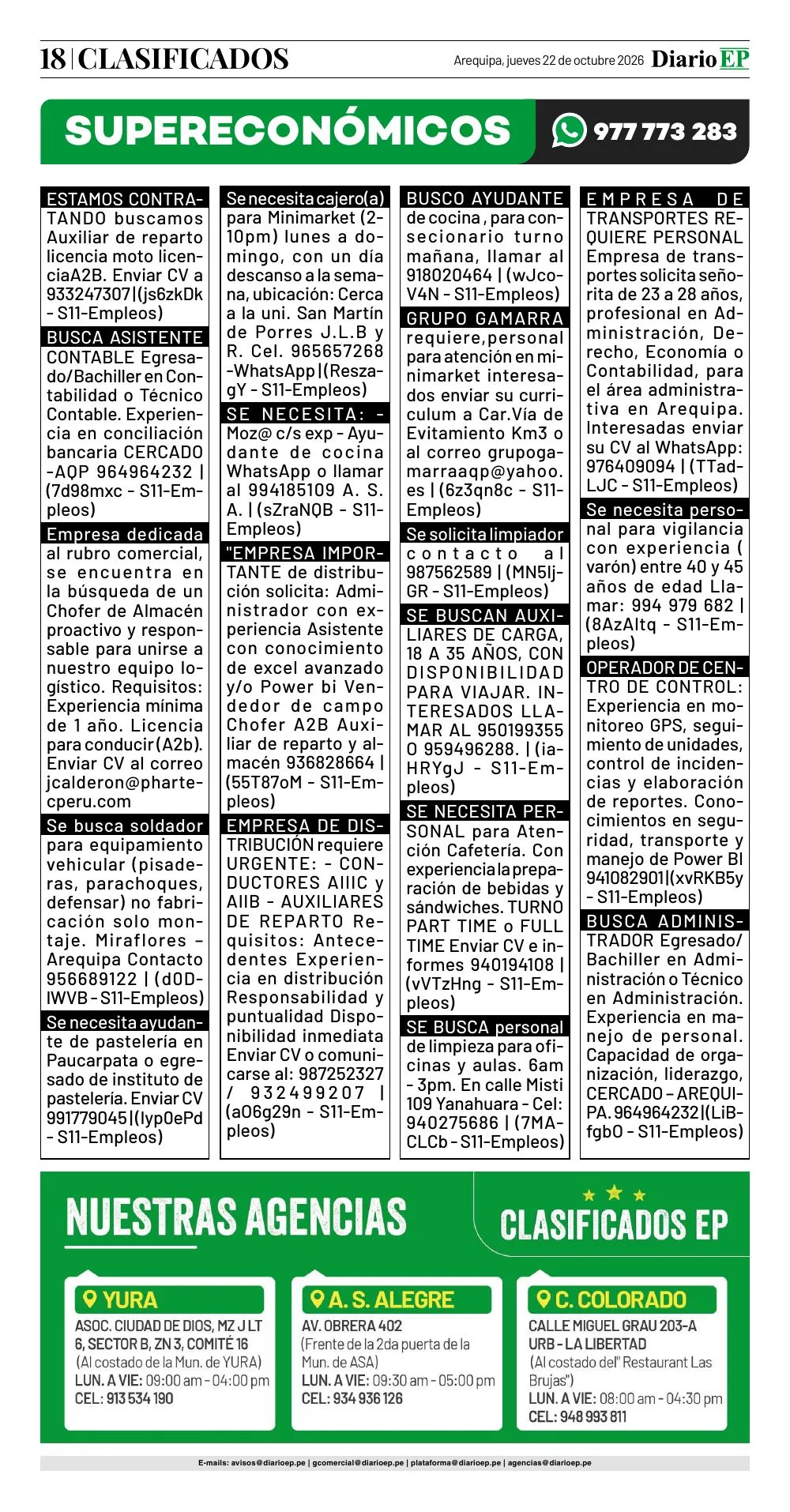 Edición impresa — página 18
