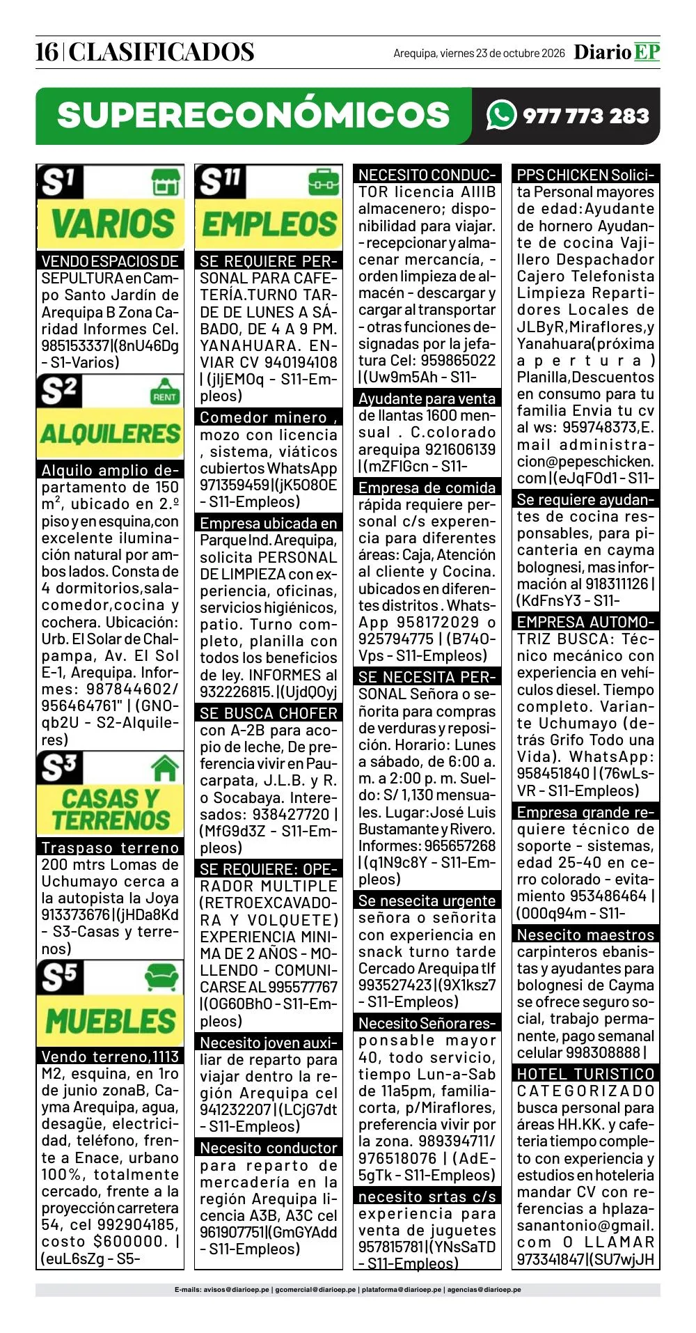 Edición impresa — página 16