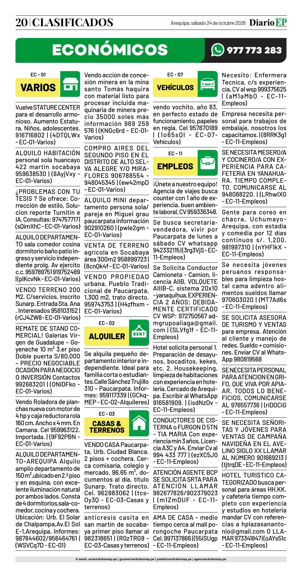 Edición impresa — página 20