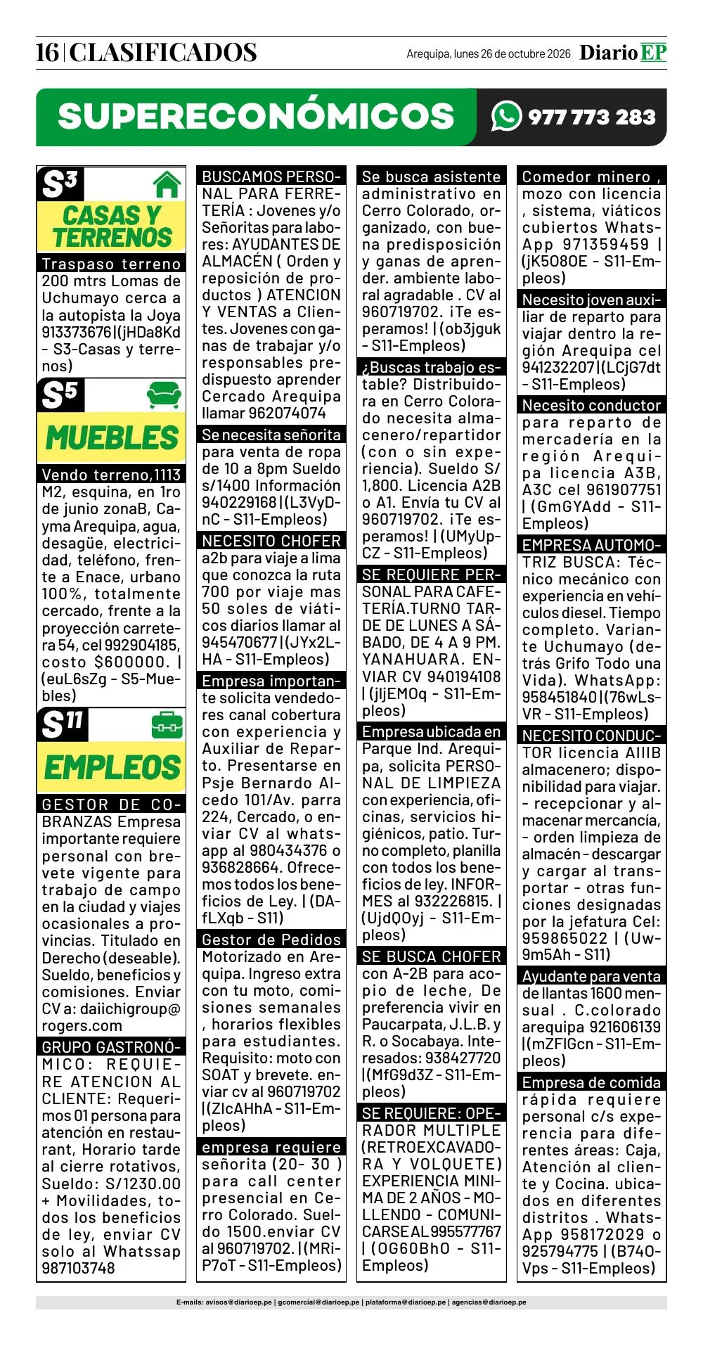 Edición impresa — página 16
