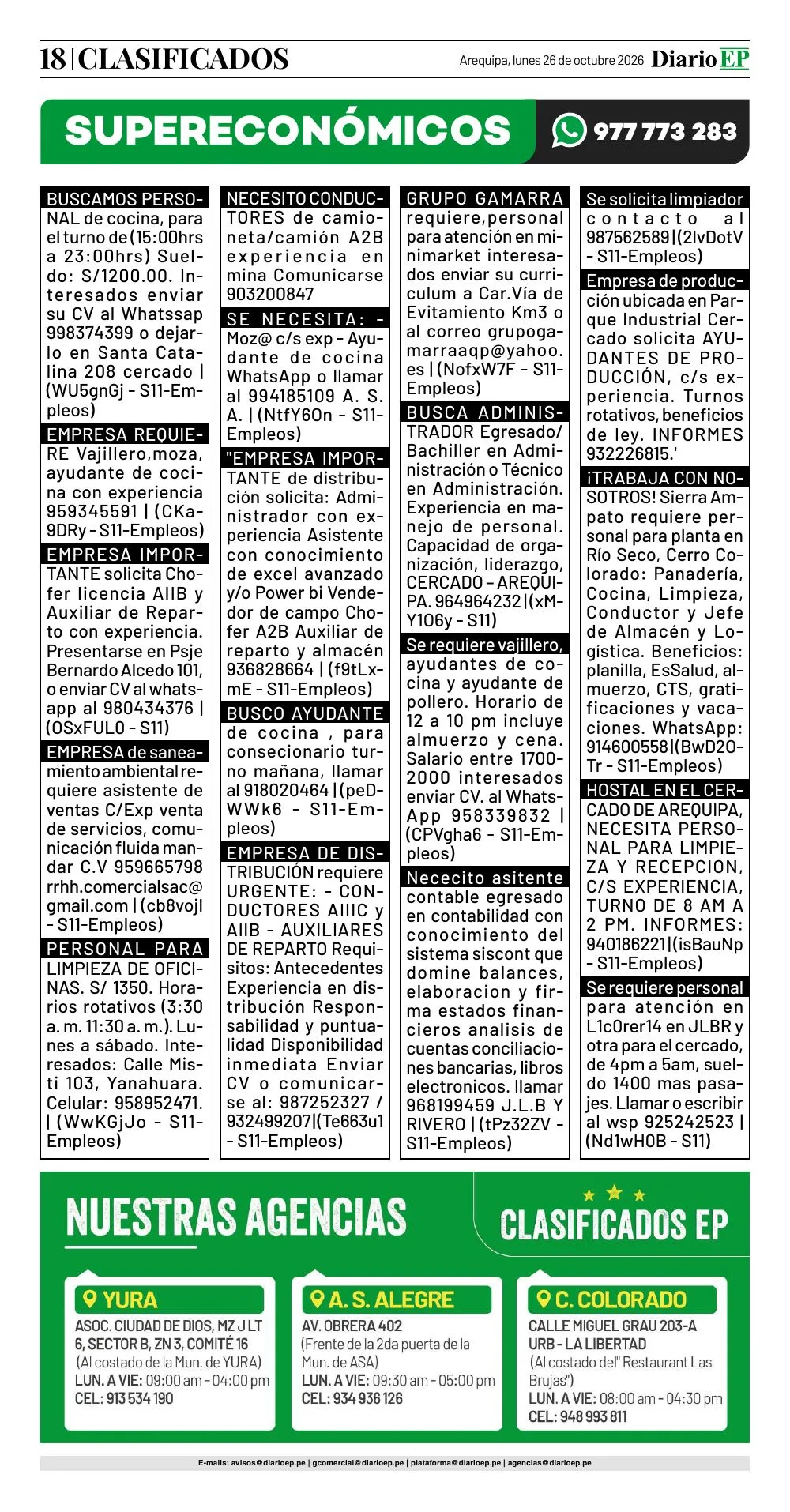 Edición impresa — página 18