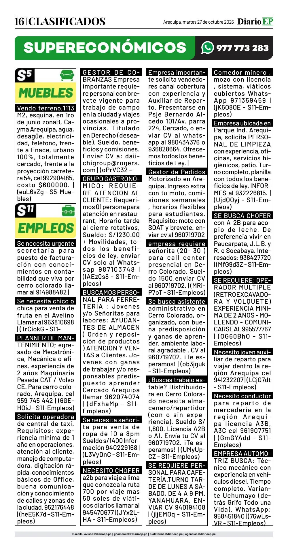 Edición impresa — página 16