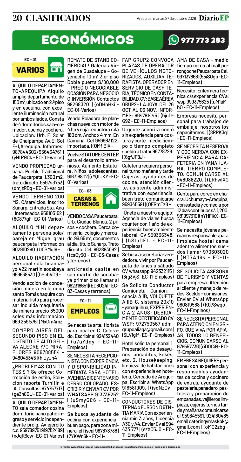 Edición impresa — página 20