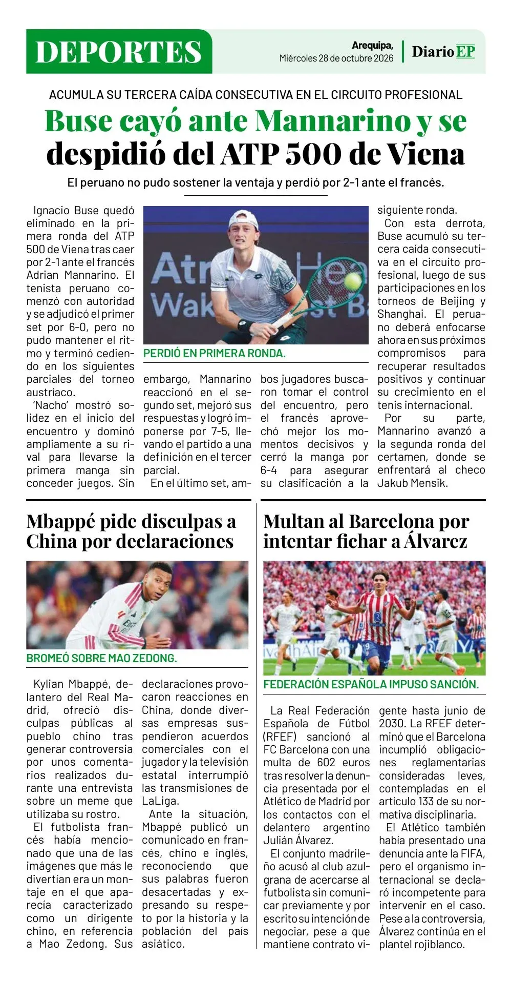 Edición impresa — página 12