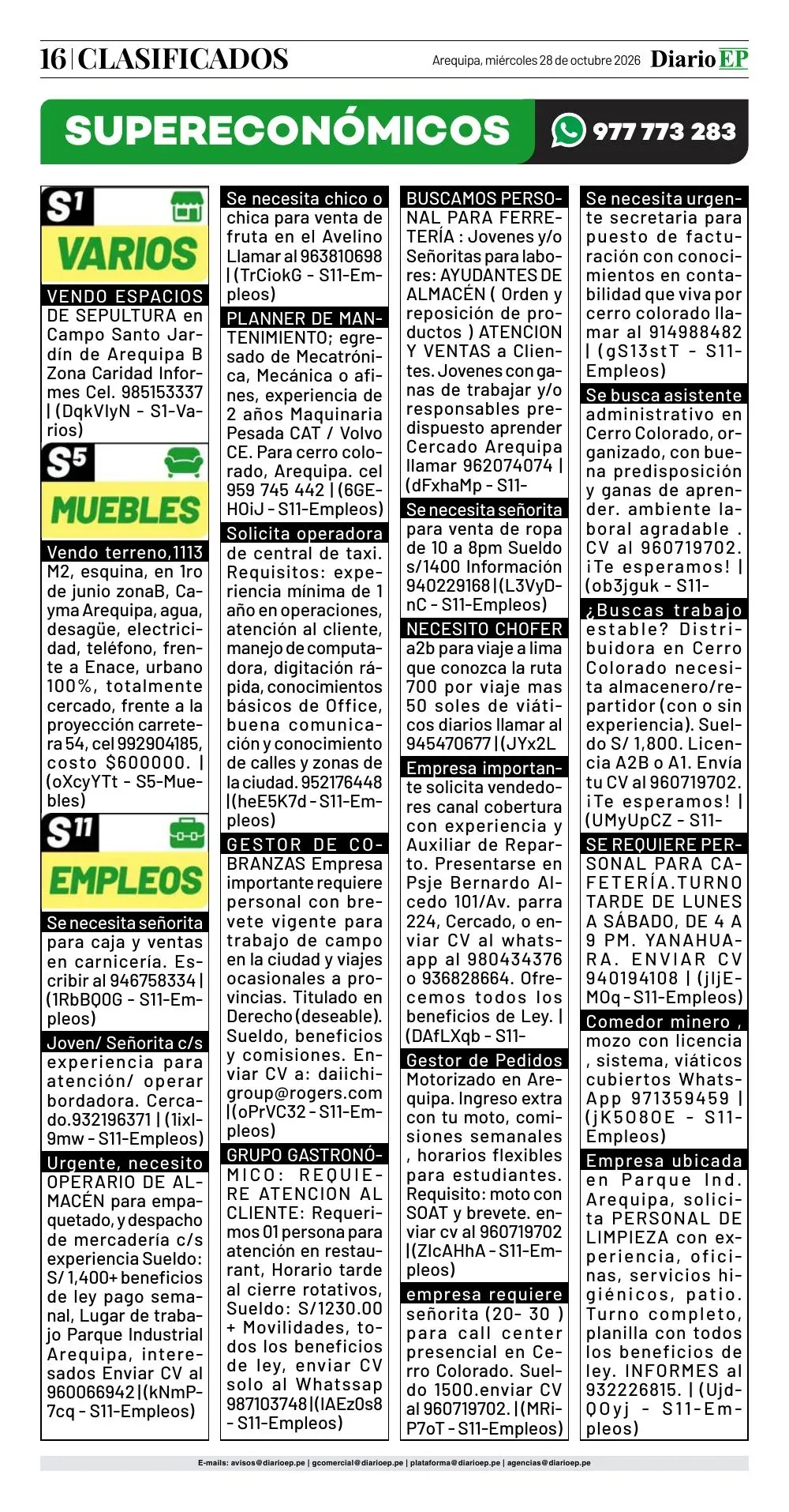 Edición impresa — página 16