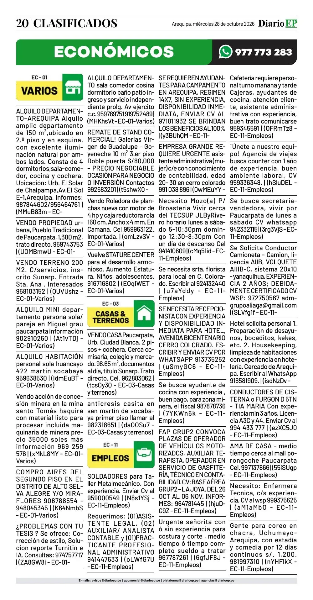 Edición impresa — página 20