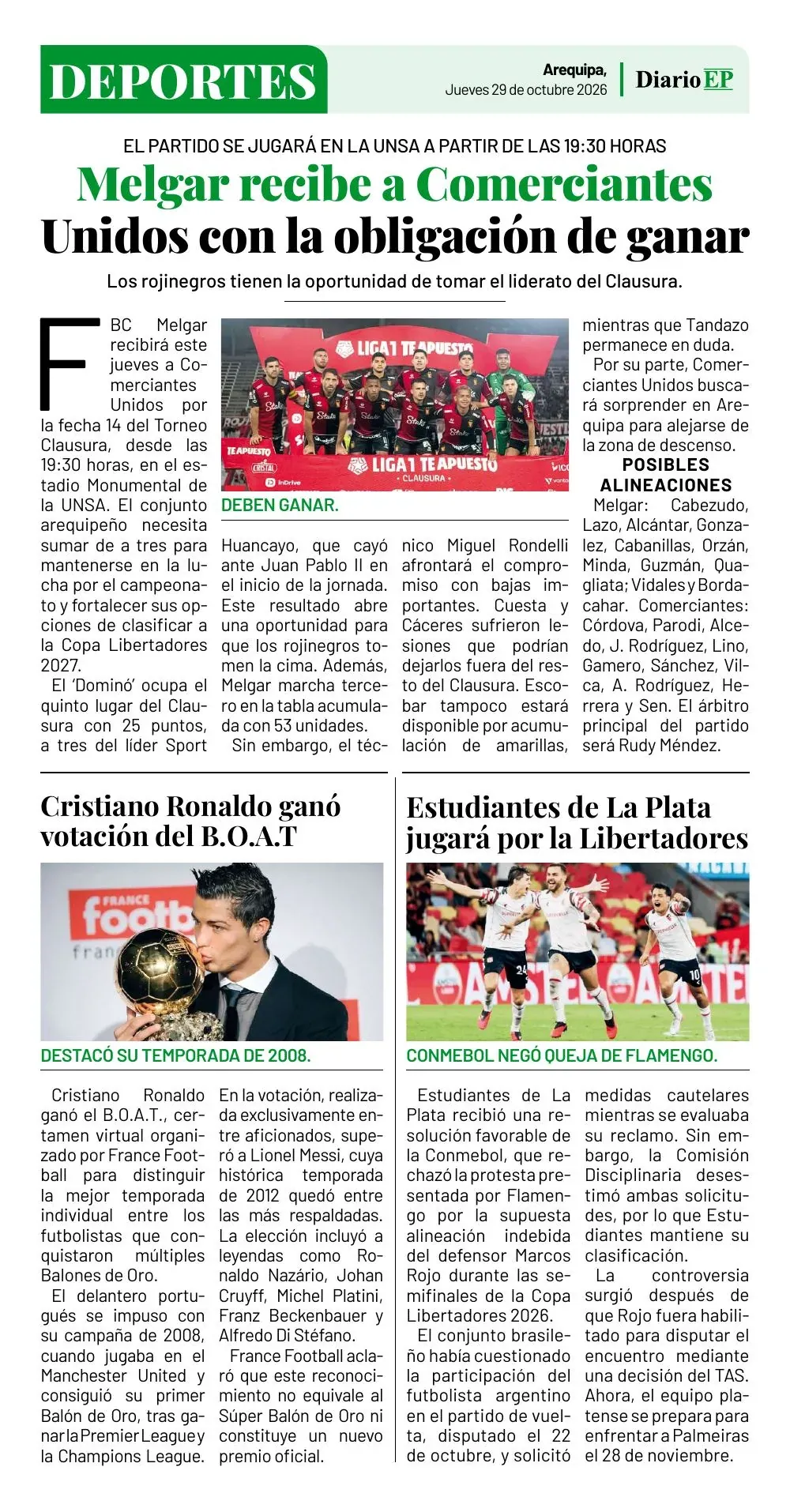 Edición impresa — página 12