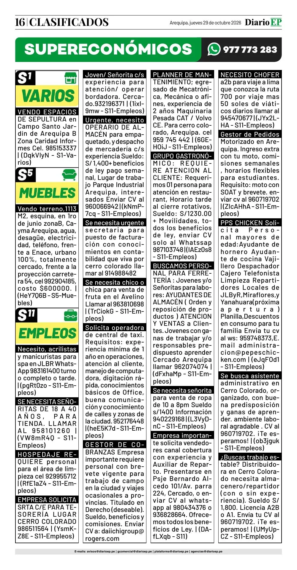 Edición impresa — página 16