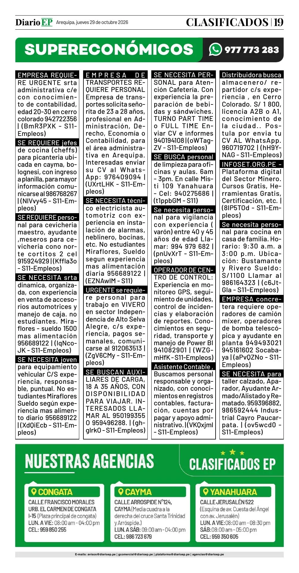 Edición impresa — página 19