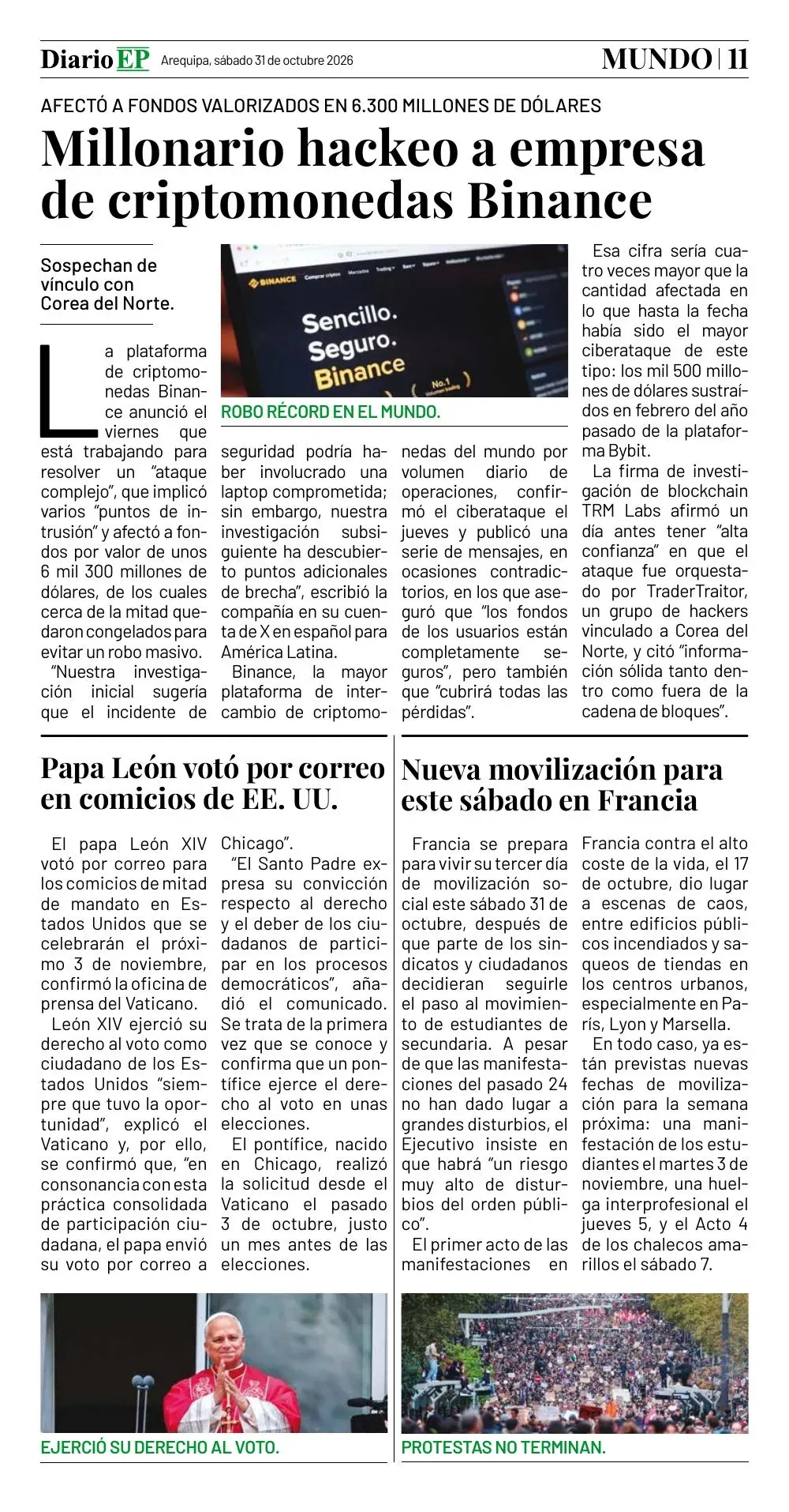 Edición impresa — página 11