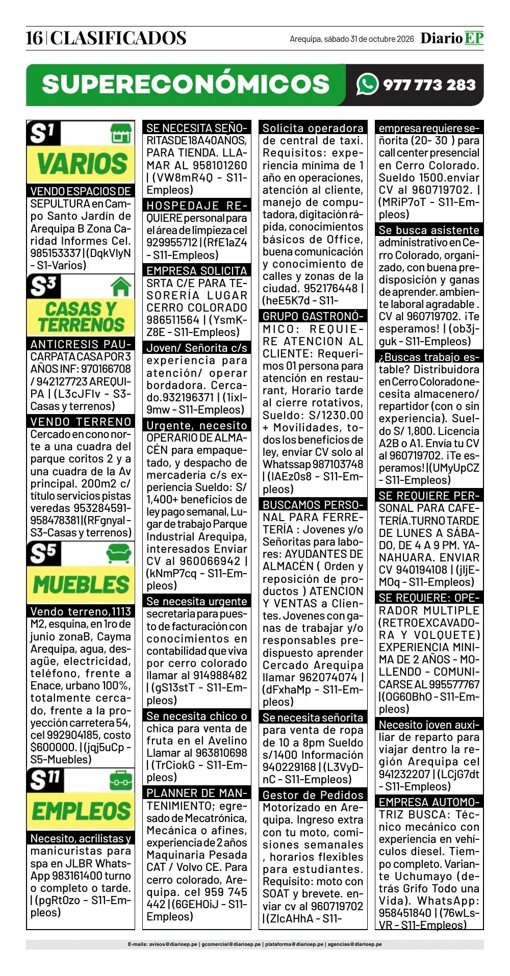 Edición impresa — página 16