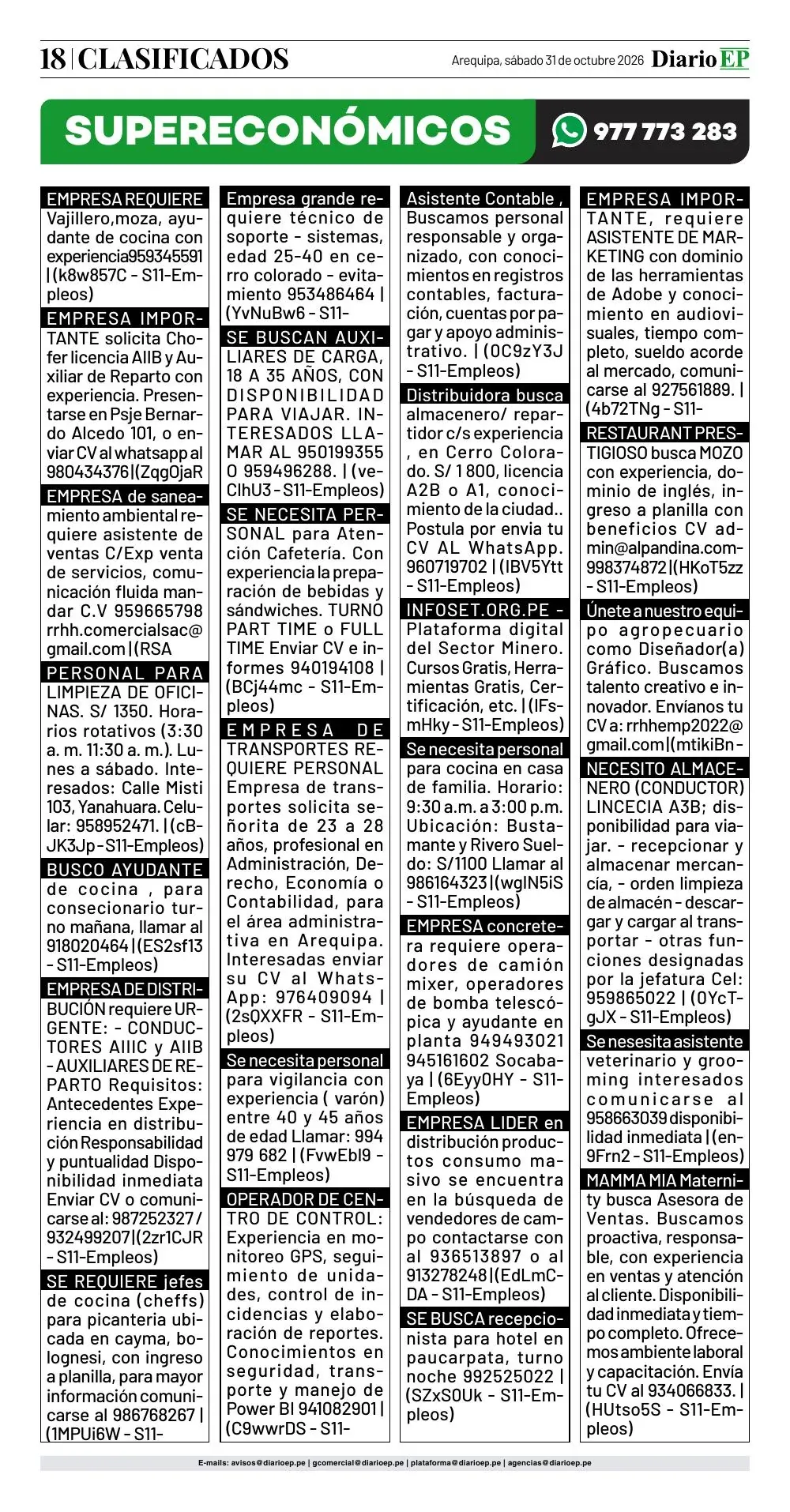 Edición impresa — página 18